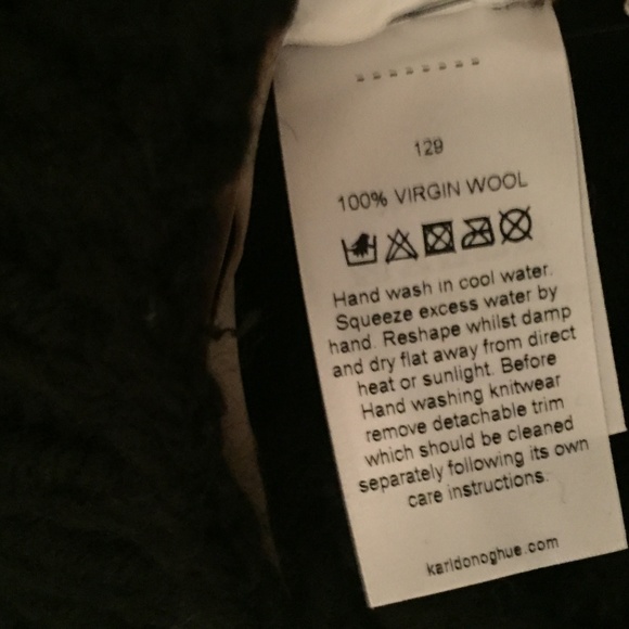 Karl Donoghue Black wool and shearling Beanie - Picture 5 of 6